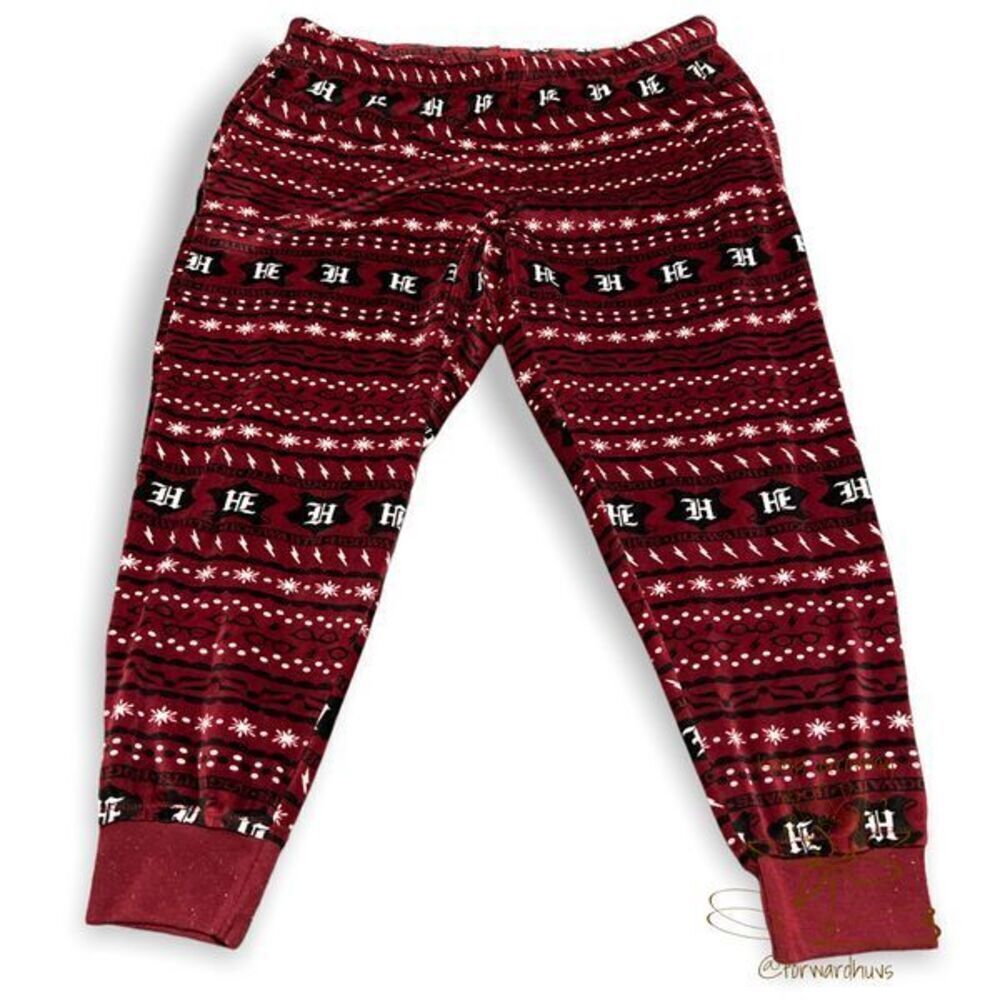Harry Potter Hogwarts Pajama Pants Size XL (16 - 18)